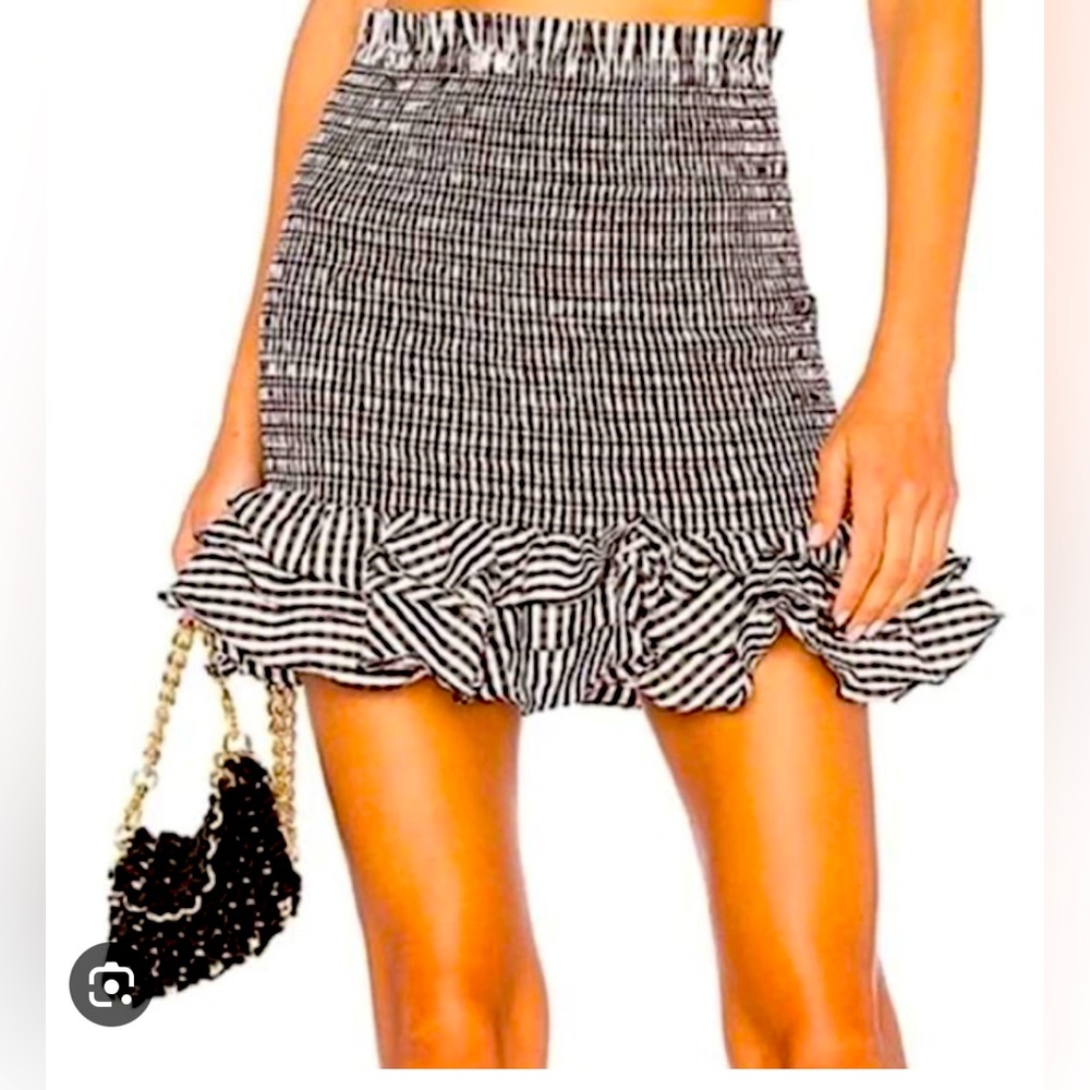 Petersyn Barrett Mini Skirt or Tube Top, Sandbar Check Gingham Print, Medium